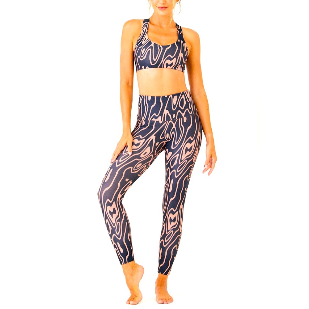 NWT🏷️ONZIE SET 🌸Sport bra & Onzie Hot Yoga High Rise Ribbed Midi 2250